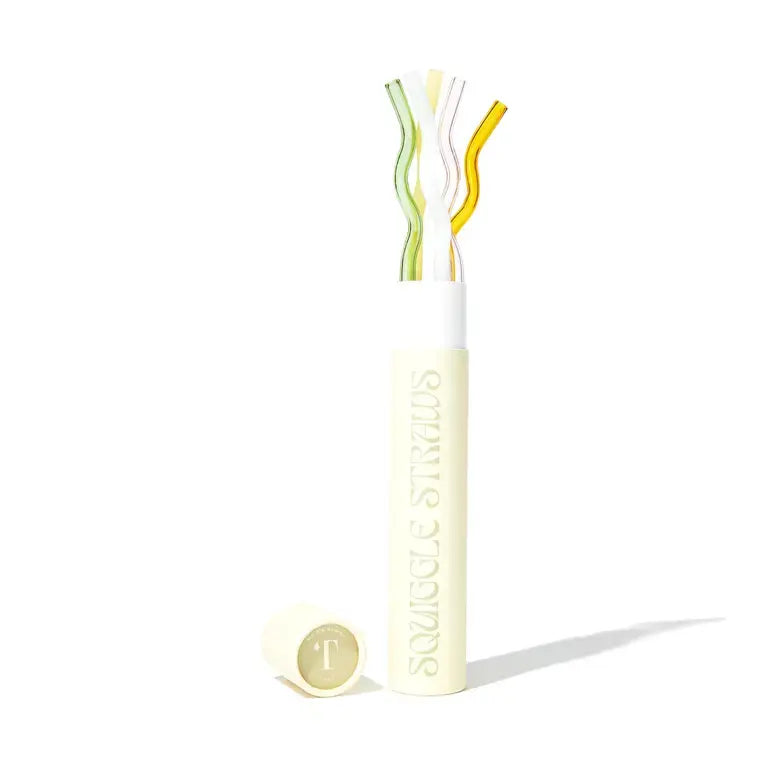 Squiggle Glass Straws