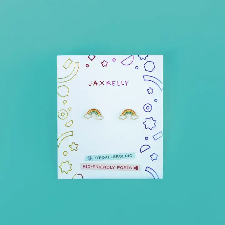Kids Earrings: Rainbow