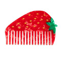 Wide-Tooth Mini Comb- Strawberry
