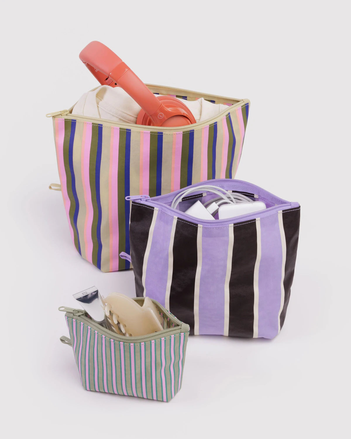 Go Pouch Set- Candy Shop Stripes
