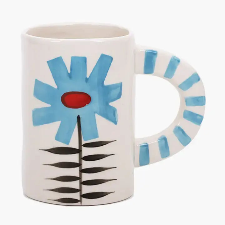 Blue Flower Mug