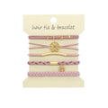 Hair Tie Bracelets- Pink