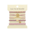 Hair Tie Bracelets- Blush