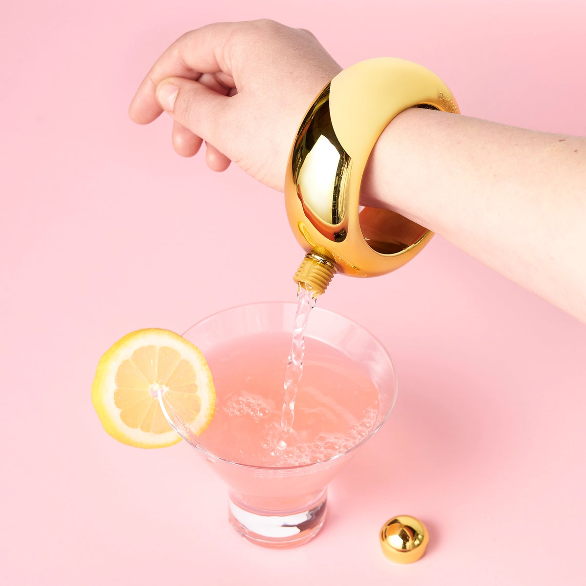 Gold Bangle Flask 3oz