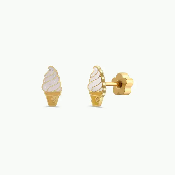 Kids Earrings: Ice Cream