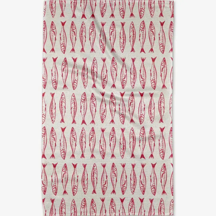 Tea Towel- Sardine Stripes