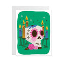 Dia De Los Muertos Sugar Skull Card