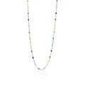 Stainless Multi Confetti Necklace -18+2"