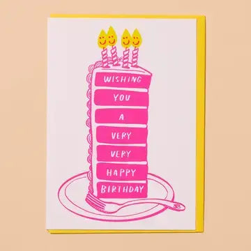 Very Very Happy Birthday Card