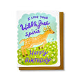 Wild & Free Birthday Card