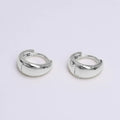 Extra Small Tapered Huggie - Silver
