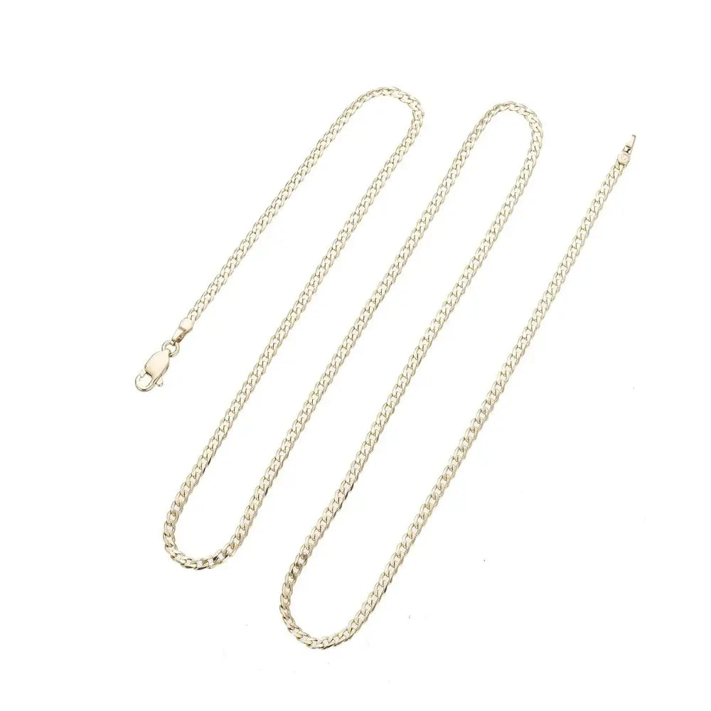 2mm Curb Necklace- GF- 23.5in