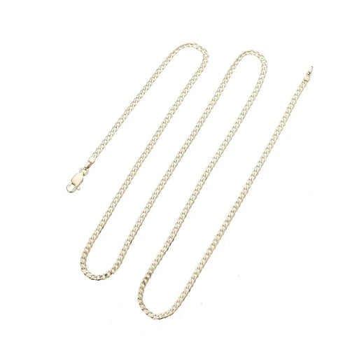 2mm Curb Necklace- GF- 23.5in