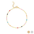 18K Gold Multi Confetti Bracelet