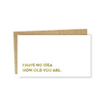 Mini - No Idea Card
