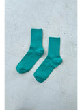 Her Socks- Turquoise
