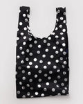 Big Baggu - Silver Metallic Polka Dot