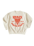 Women For Basic Human Rights Sweatshirt- Ivory- Large
