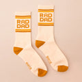 Rad Dad Striped Ribbed Crew Socks