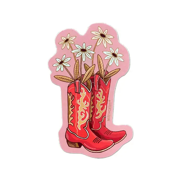 Cowboy Boots Sticker