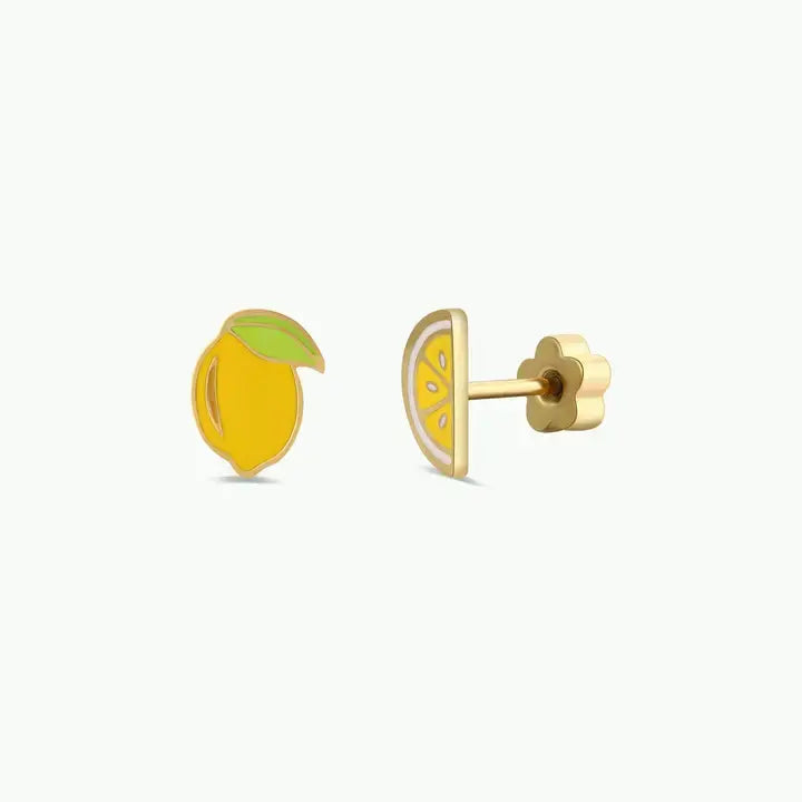 Kids Earrings: Lemon