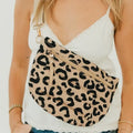 Jolie Puffer Bum Bag- Leopard