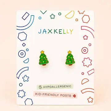 Kids Earrings: Christmas Tree