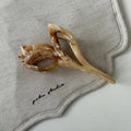 Brown Marble Claw Clip- Rose