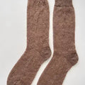 Mohair Veil Socks- Mocha