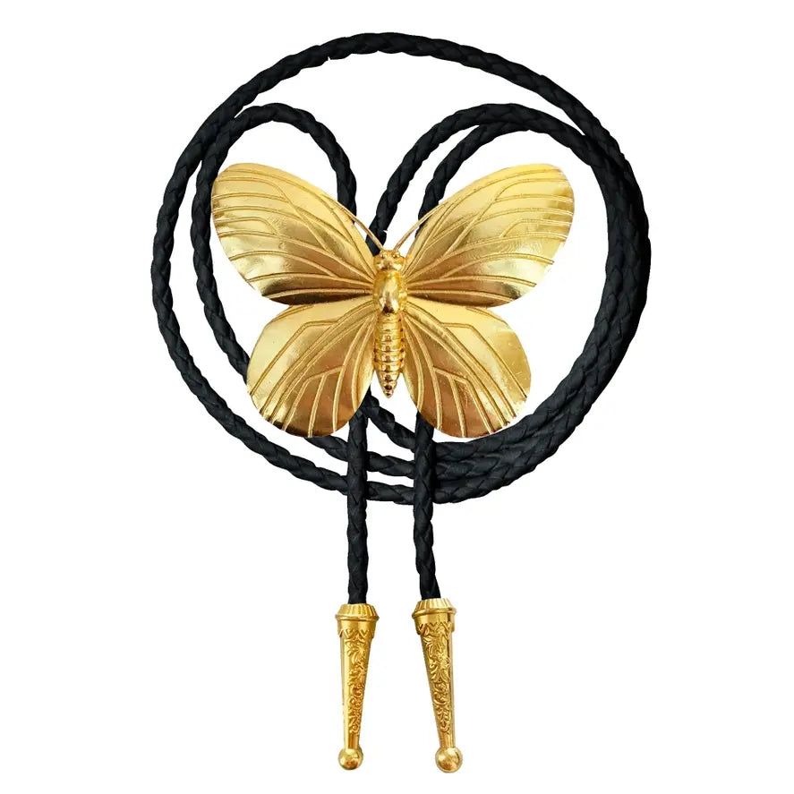 Butterfly Bolo Tie - Black