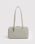 Nylon Bowler Bag- Sage Stripe