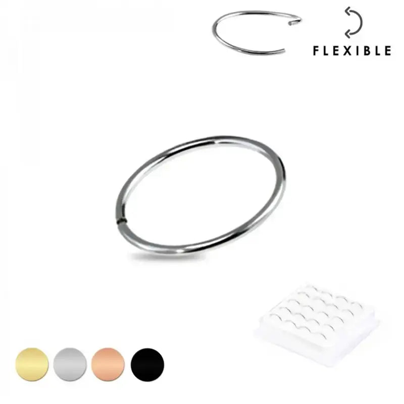 Sterling Silver Nose Hoop