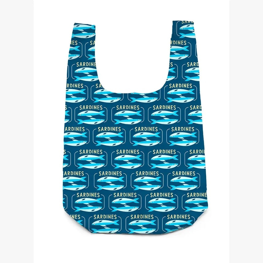 2-in-1 Bag Charm & Reusable Bag - Sardines
