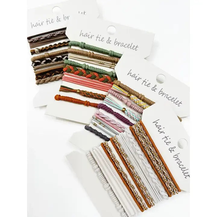 Boho Hair Tie Bracelets