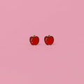 Kids Earrings: Apple