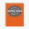 Super Hero Dad Card