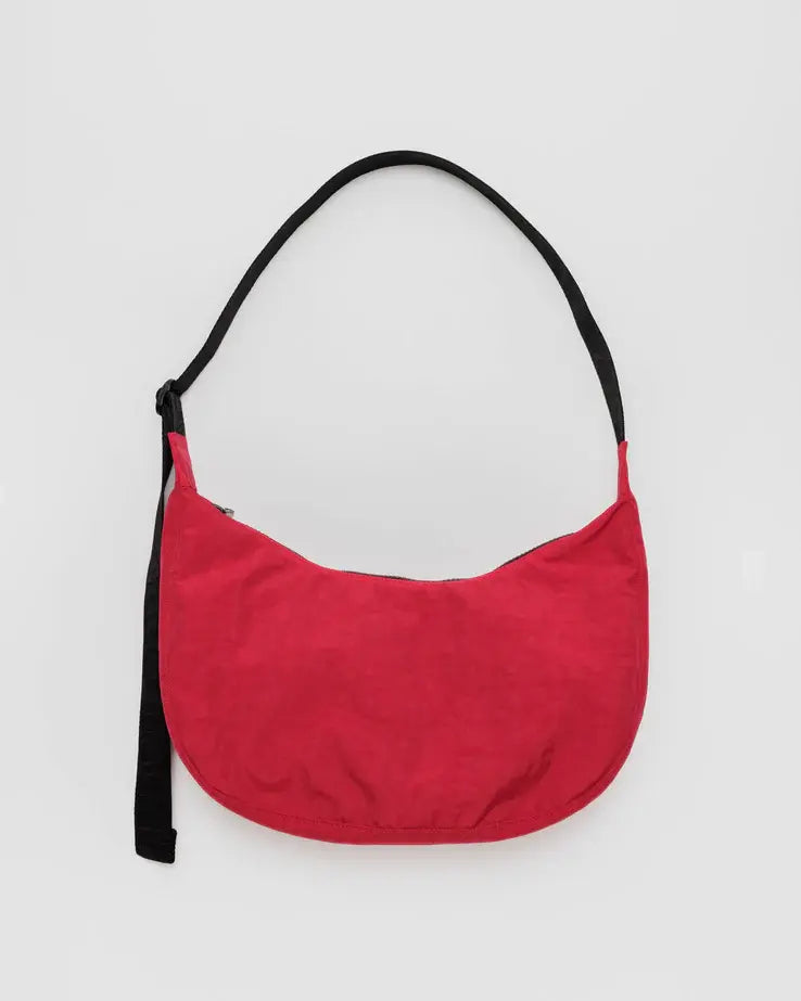 Medium Nylon Crescent Bag Candy Apple