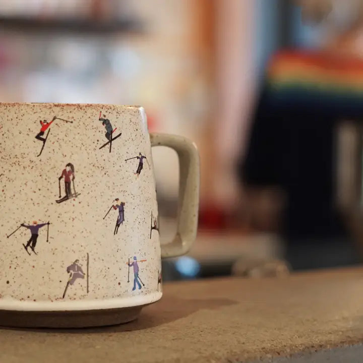 Ski Adventure Stoneware Mug