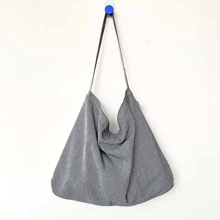 Happy Carry Bag- Blue Stripe