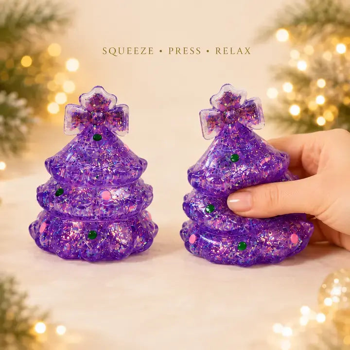 Christmas Tree Squishy- Purple