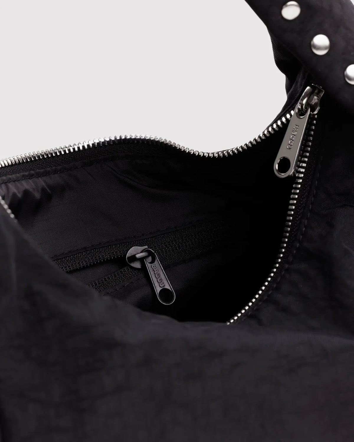 Small Nylon Meringue Bag - Studs