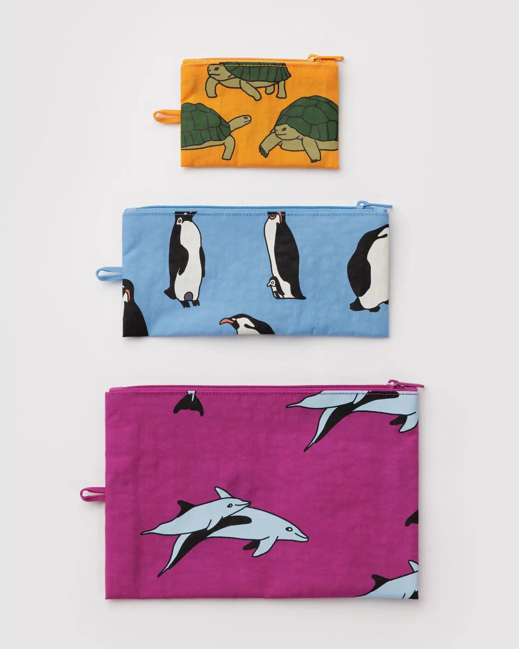 Flat Pouch Set- Vacation Animals