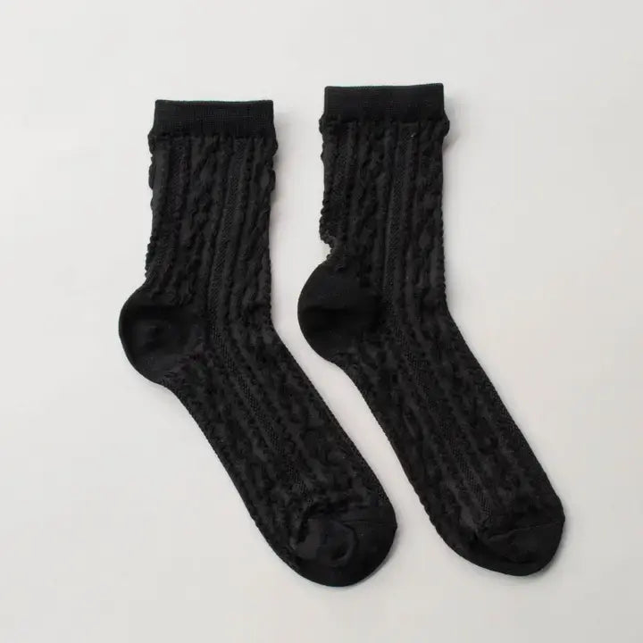Noble Twist Socks - Black