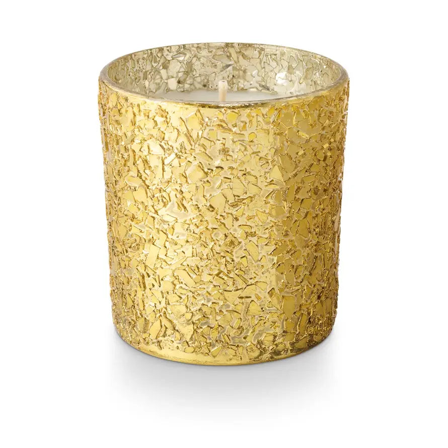 Glittering Garland Glitter Glass Candle