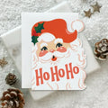 Ho Ho Ho Santa Die Cut Card