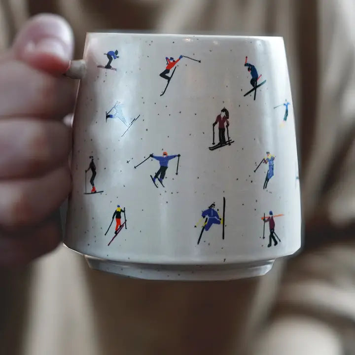 Ski Adventure Stoneware Mug