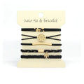 Hair Tie Bracelets- Charcoal
