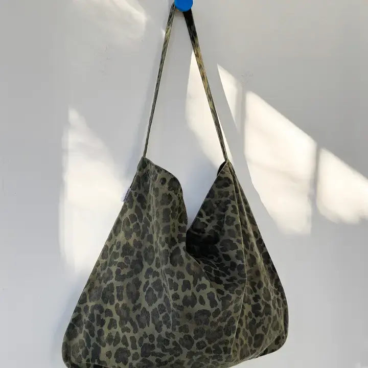 Happy Carry Bag- Fern Leopard