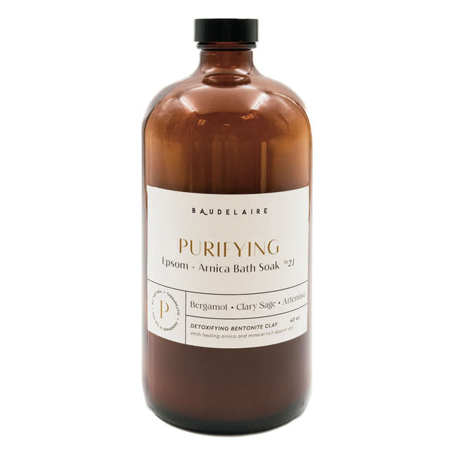 Purifying– Epsom + Arnica Soak 40 oz