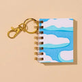Mini Notebook Charm- Clouds and Sky